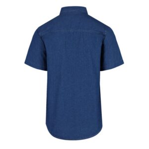 Camisa de Mezclilla Manga Corta para Caballero · 100% Algodón: imagen 2