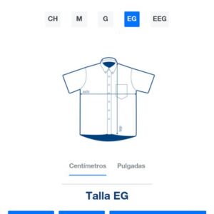 Camisa de Mezclilla Manga Corta para Caballero · 100% Algodón: imagen 6