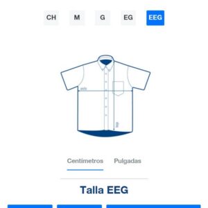 Camisa de Mezclilla Manga Corta para Caballero · 100% Algodón: imagen 7