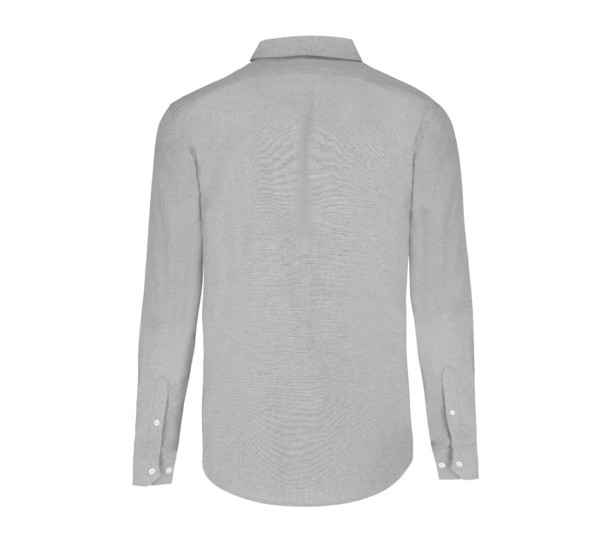 Camisa Oxford Manga Larga para Caballero · 75% Algodón 25% Poliéster