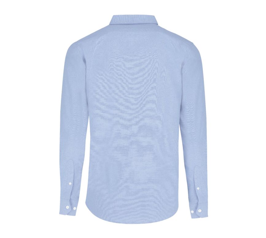 Camisa Oxford Manga Larga para Caballero · 75% Algodón 25% Poliéster