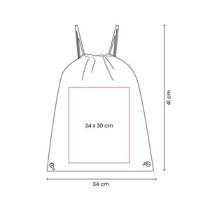 BOLSA-MOCHILA PASTRANA ROJO: imagen 3