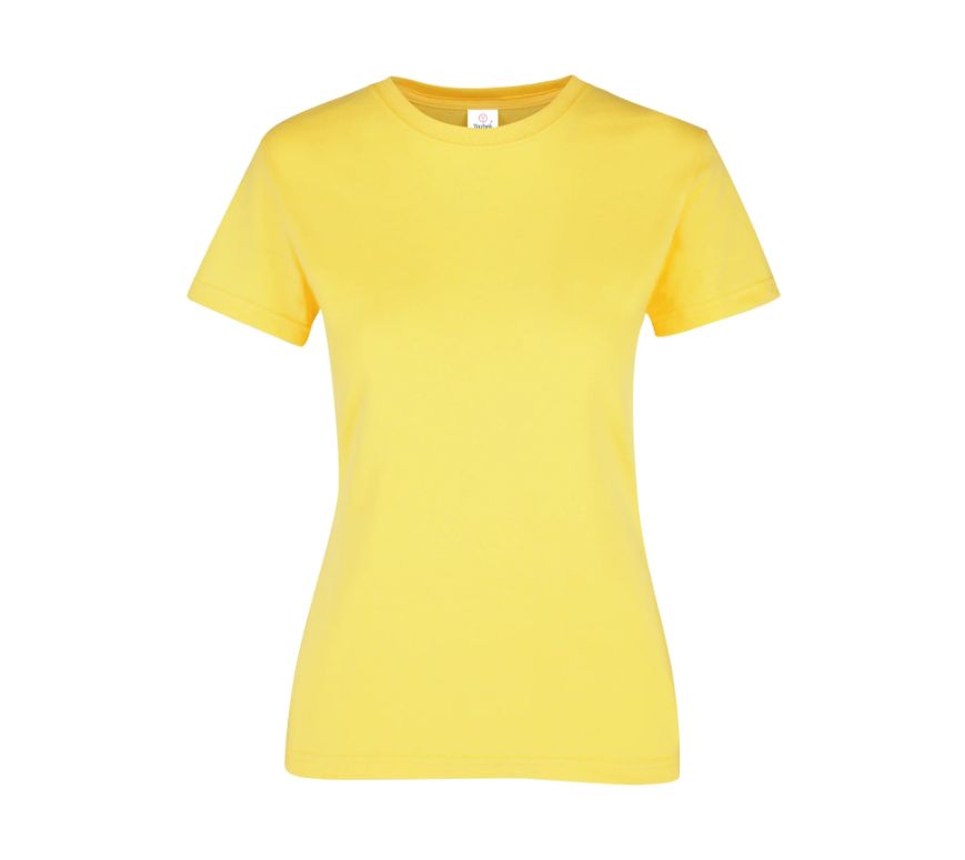 Playera Peso Completo Cuello Redondo Manga Corta con Silueta para Dama · 100% Algodón
