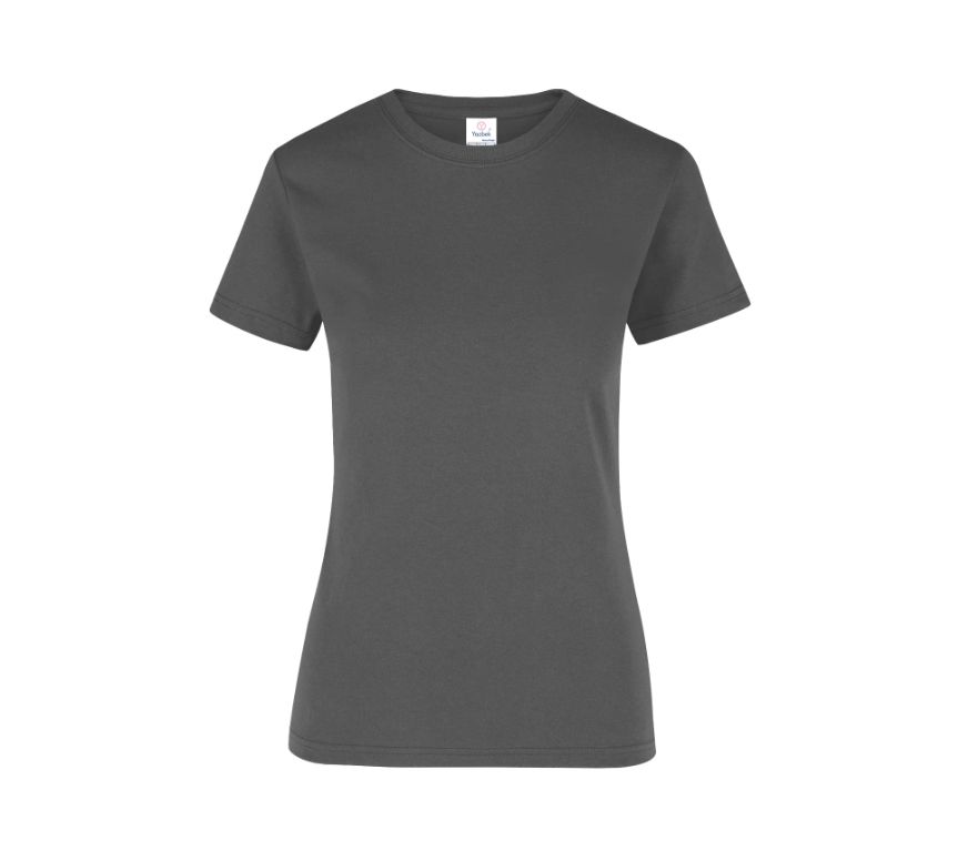 Playera Peso Completo Cuello Redondo Manga Corta con Silueta para Dama · 100% Algodón