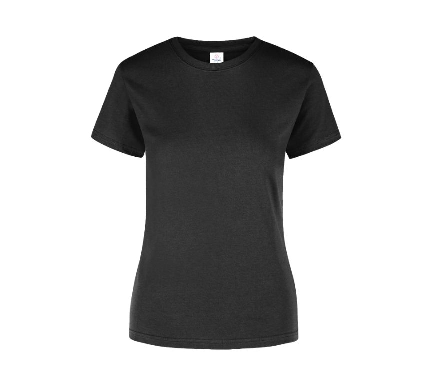 Playera Peso Completo Cuello Redondo Manga Corta con Silueta para Dama · 100% Algodón