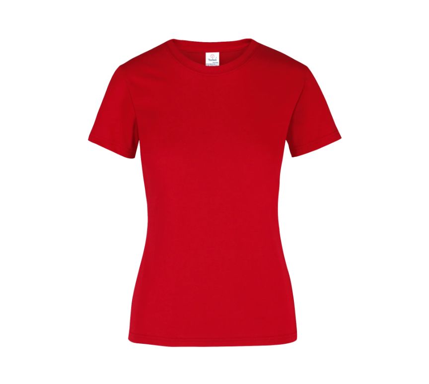 Playera Peso Completo Cuello Redondo Manga Corta con Silueta para Dama · 100% Algodón