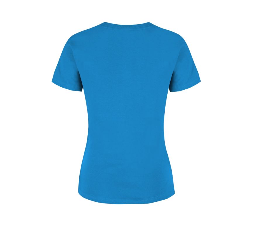Playera Peso Completo Cuello Redondo Manga Corta con Silueta para Dama · 100% Algodón