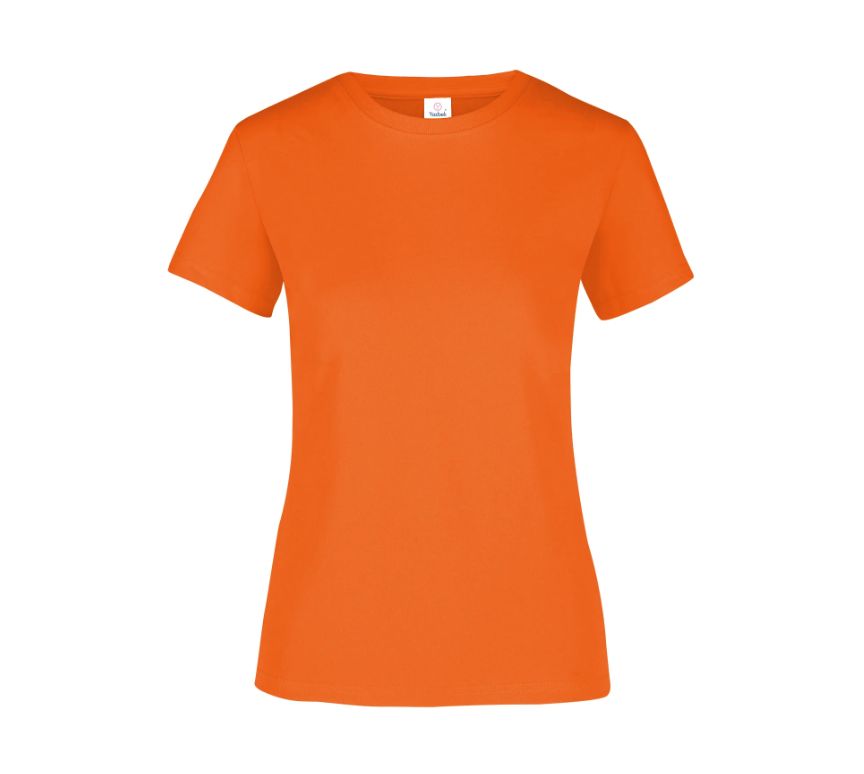 Playera Peso Completo Cuello Redondo Manga Corta con Silueta para Dama · 100% Algodón