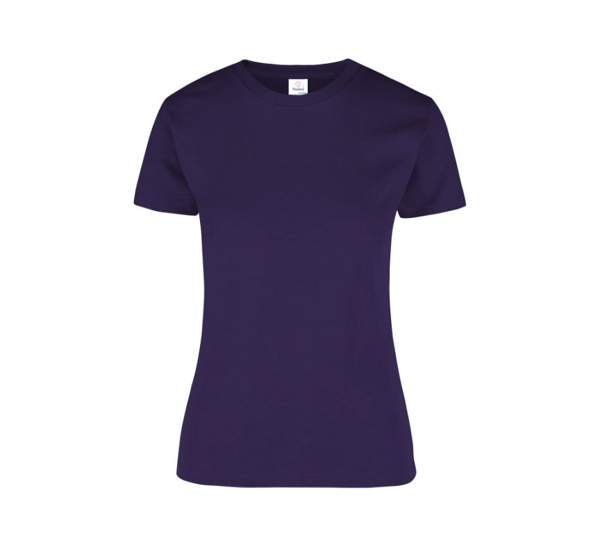 Playera Peso Completo Cuello Redondo Manga Corta con Silueta para Dama · 100% Algodón