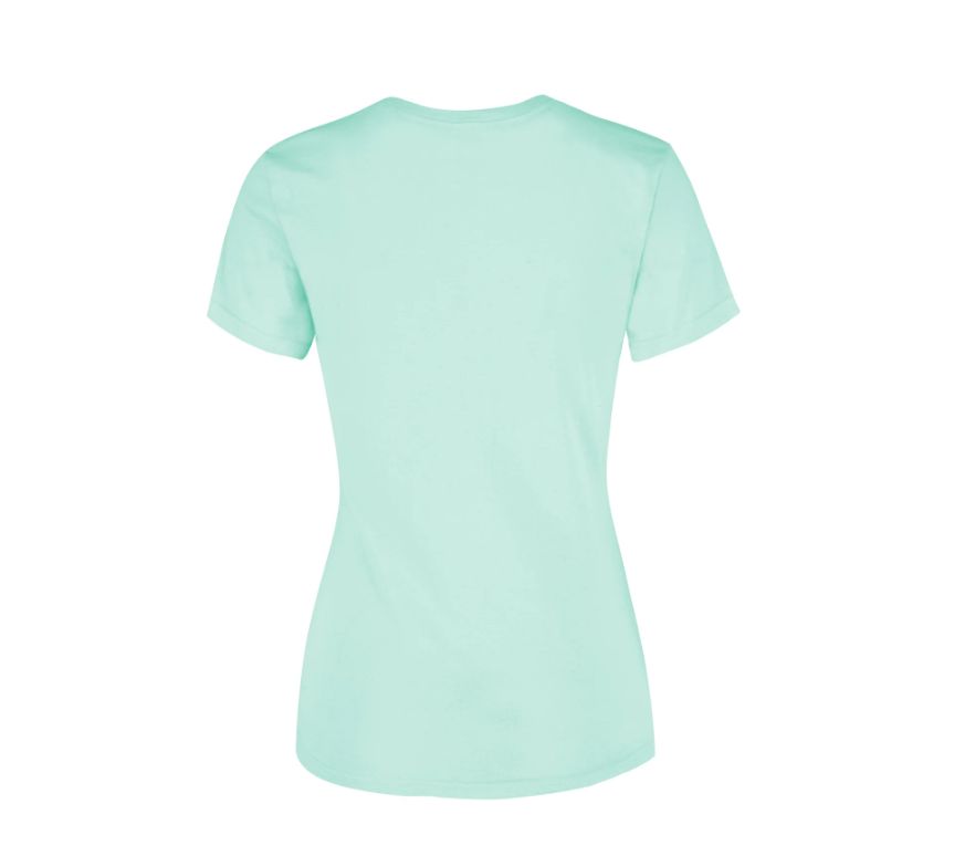 Playera Peso Completo Cuello Redondo Manga Corta con Silueta para Dama · 100% Algodón