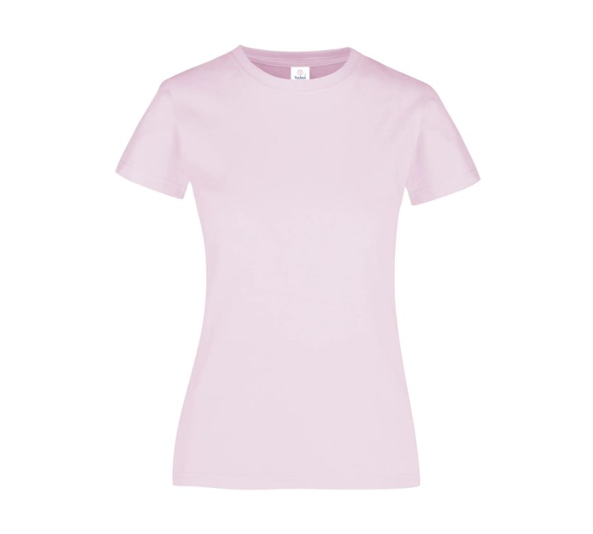 Playera Peso Completo Cuello Redondo Manga Corta con Silueta para Dama · 100% Algodón