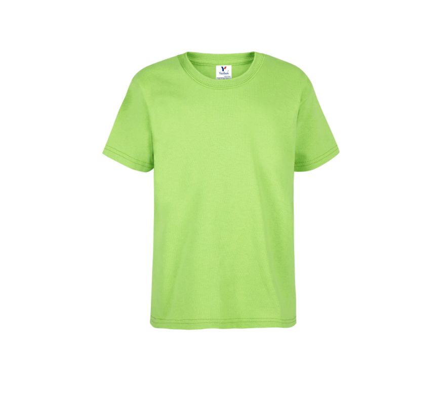 Playera Peso Completo Cuello Redondo Manga Corta Unisex para Niño · 100% Algodón