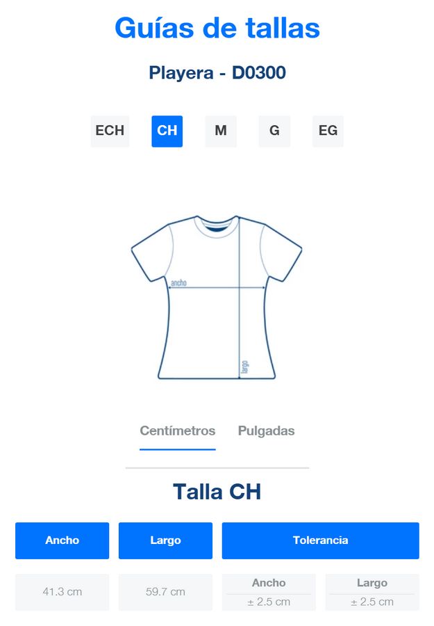 Playera Peso Completo Cuello Redondo Manga Corta con Silueta para Dama · 100% Algodón