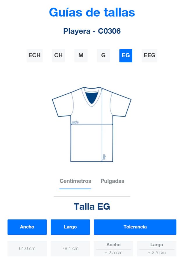 Playera Cuello V Manga Corta para Caballero · 100% Algodón