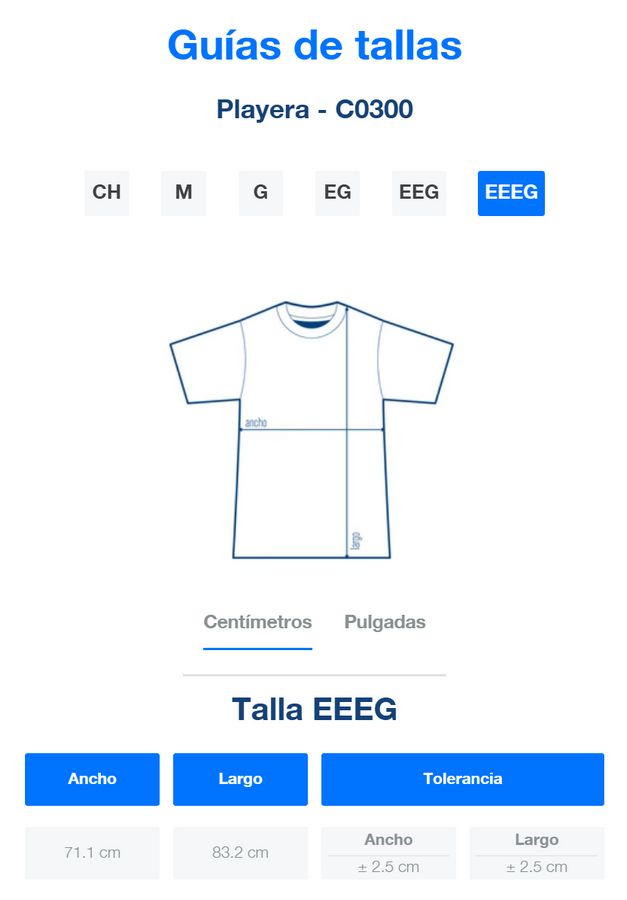 Playera Cuello V Manga Corta para Caballero · 100% Algodón