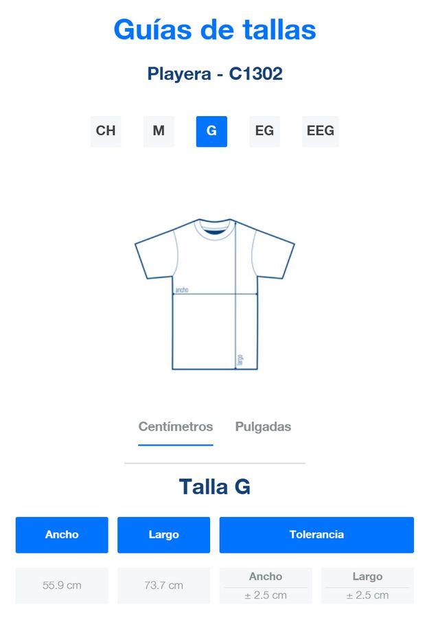Playera Cuello Redondo Manga Corta Para Caballero · 100% Poliéster