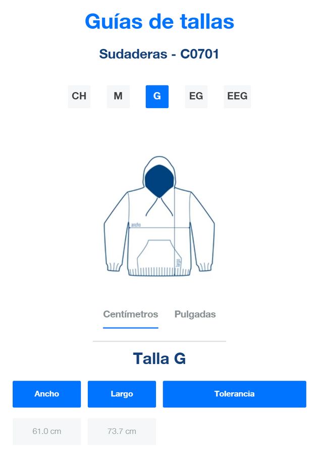 Sudadera con Capucha y Cangurera Unisex para Adulto · 50% Algodón 50% Poliéster