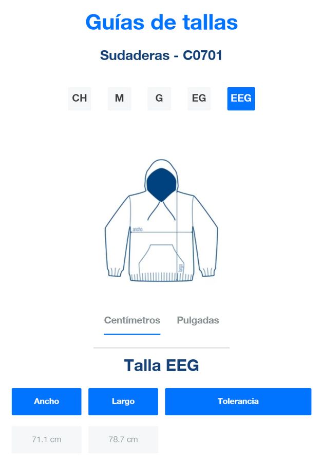 Sudadera con Capucha y Cangurera Unisex para Adulto · 50% Algodón 50% Poliéster
