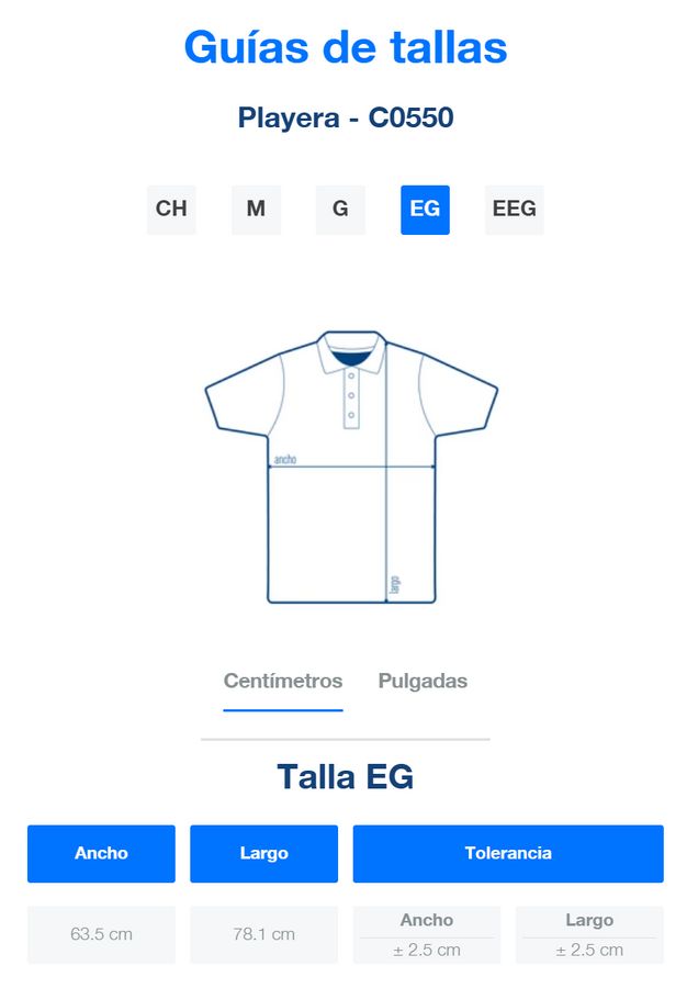 Playera Tipo Polo Piqué para Caballero · 50% Algodón 50% Poliéster