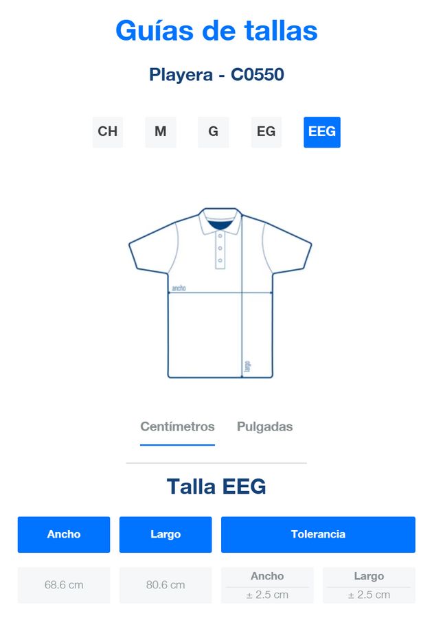 Playera Tipo Polo Piqué para Caballero · 50% Algodón 50% Poliéster