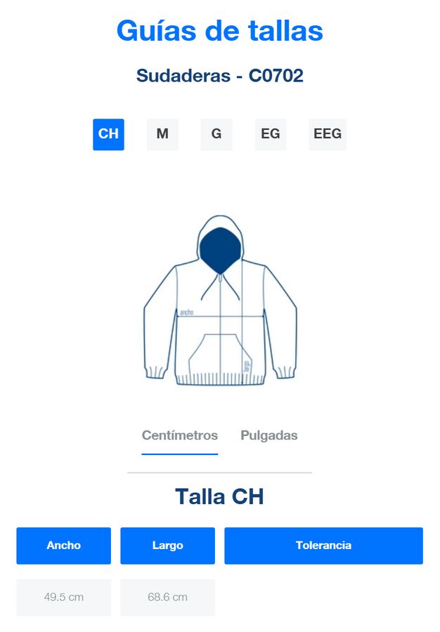 Sudadera con Capucha, Cangurera y Cierre Unisex para Adulto · 50% Algodón 50% Poliéster