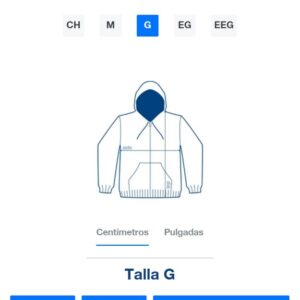 Sudadera con Capucha, Cangurera y Cierre Unisex para Adulto · 50% Algodón 50% Poliéster: imagen 5