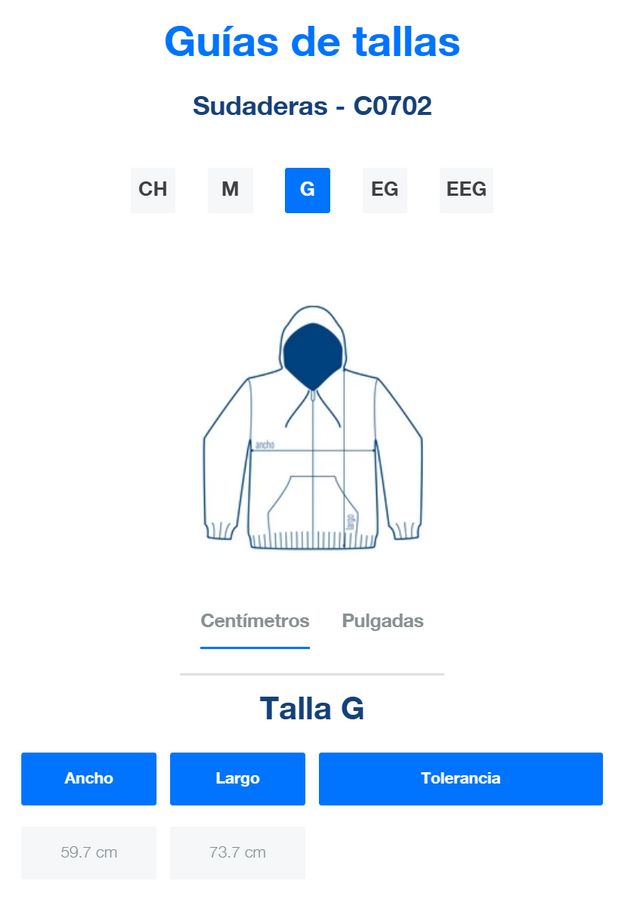 Sudadera con Capucha, Cangurera y Cierre Unisex para Adulto · 50% Algodón 50% Poliéster