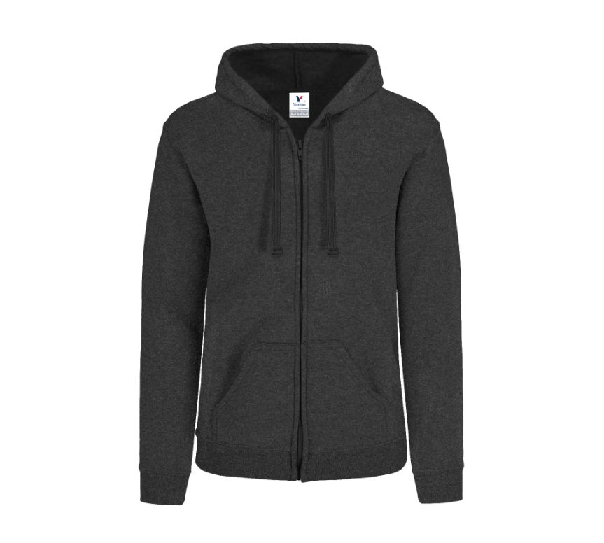 Sudadera con Capucha, Cangurera y Cierre Unisex para Adulto · 50% Algodón 50% Poliéster