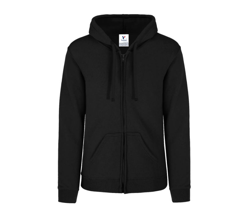 Sudadera con Capucha, Cangurera y Cierre Unisex para Adulto · 50% Algodón 50% Poliéster