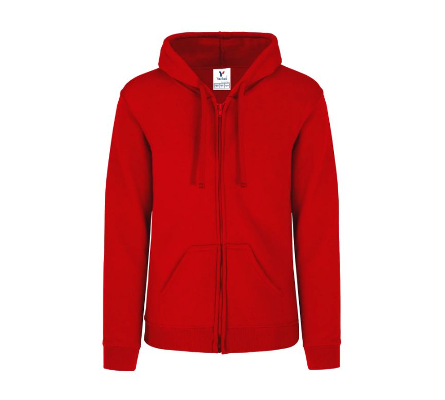 Sudadera con Capucha, Cangurera y Cierre Unisex para Adulto · 50% Algodón 50% Poliéster