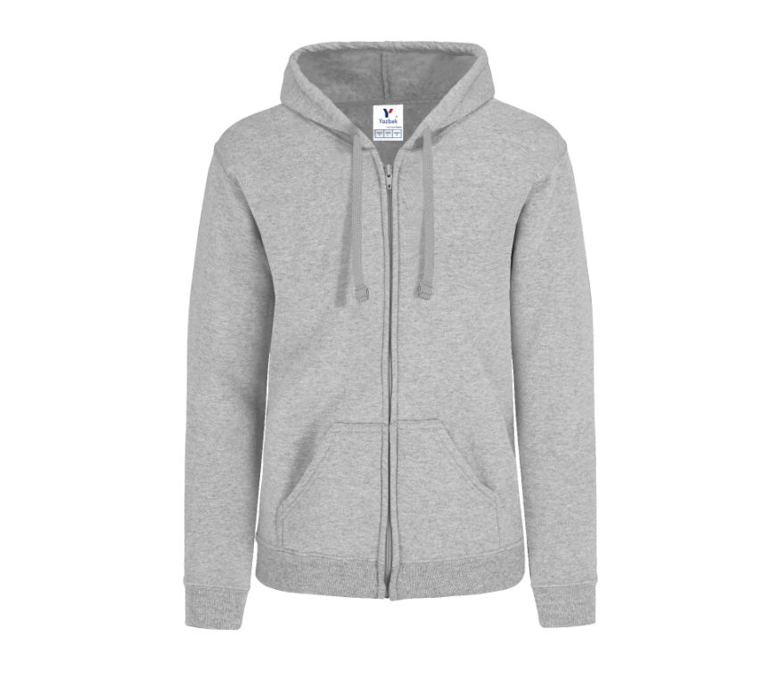 Sudadera con Capucha, Cangurera y Cierre Unisex para Adulto · 50% Algodón 50% Poliéster