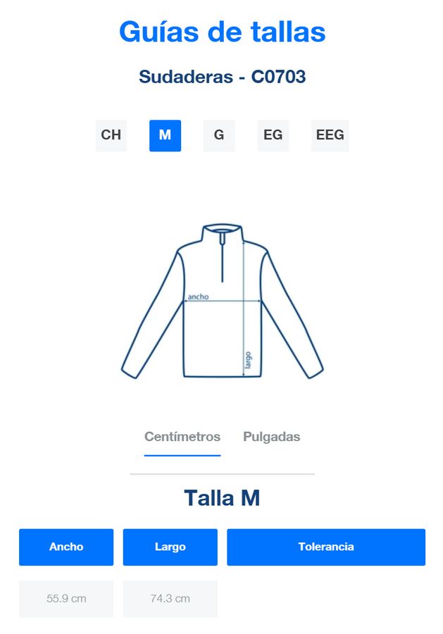 Sudadera 1/4 de Cierre Unisex para Adulto · 50% Algodón 50% Poliéster