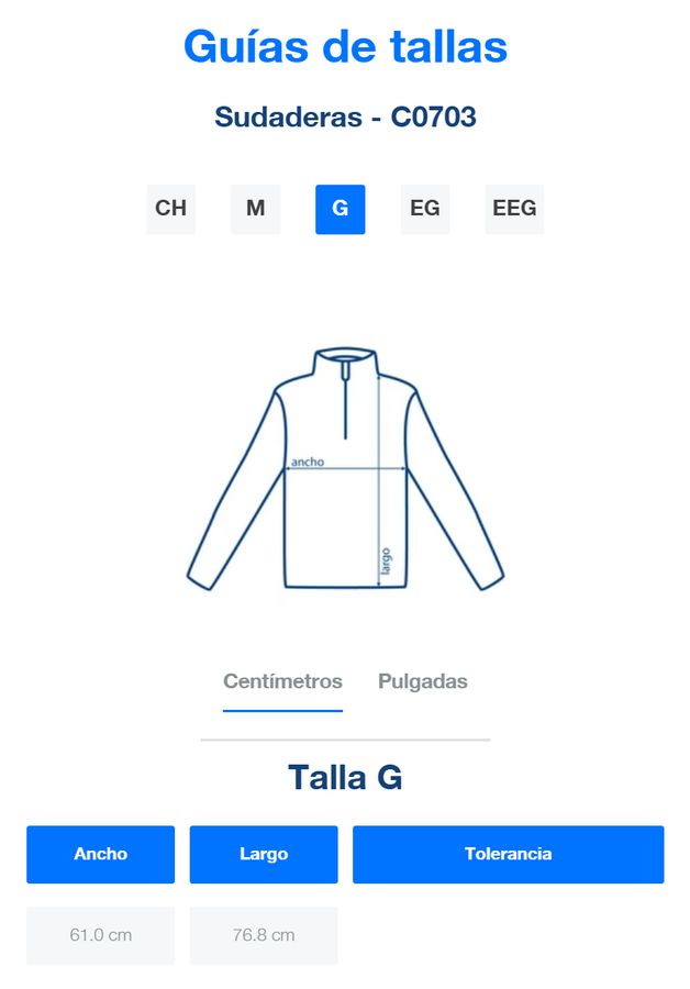 Sudadera 1/4 de Cierre Unisex para Adulto · 50% Algodón 50% Poliéster