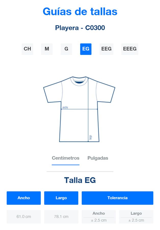 Playera Peso Completo Cuello Redondo Manga Corta para Caballero · 100% Algodón