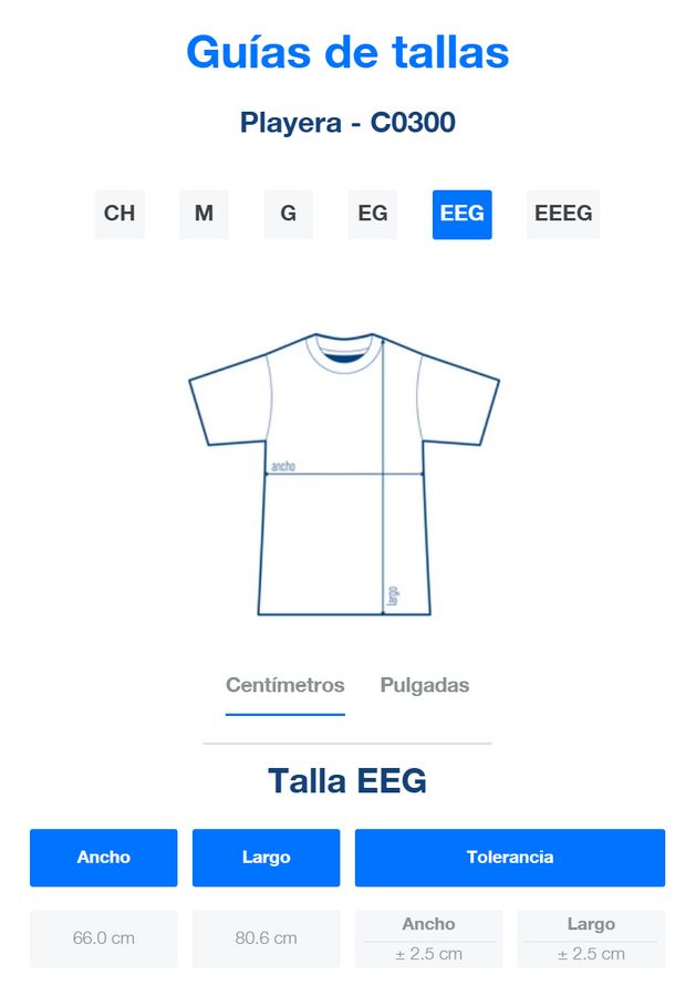 Playera Peso Completo Cuello Redondo Manga Corta para Caballero · 100% Algodón