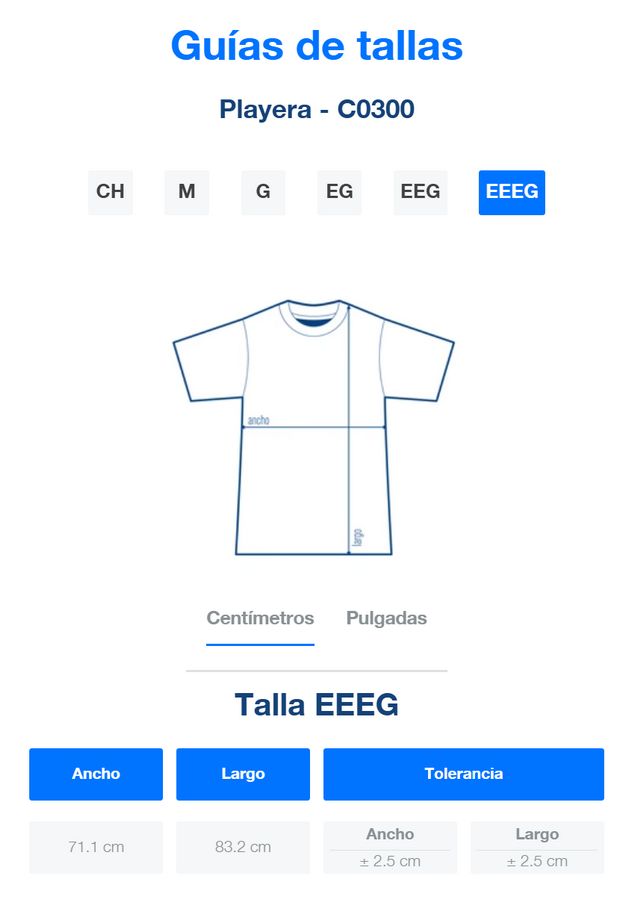 Playera Peso Completo Cuello Redondo Manga Corta para Caballero · 100% Algodón