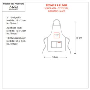 MANDIL PRO CHEF: imagen 6