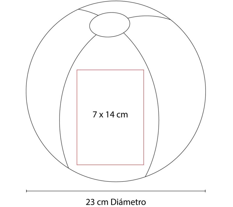 PELOTA DE PLAYA NEGRO