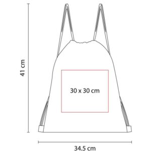 BOLSA-MOCHILA SUBLIMACIÓN YOSEM: imagen 4