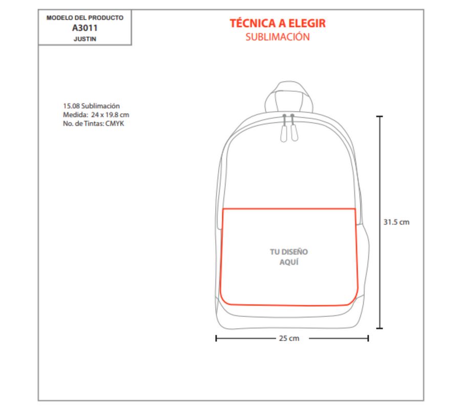 MOCHILA JUSTIN