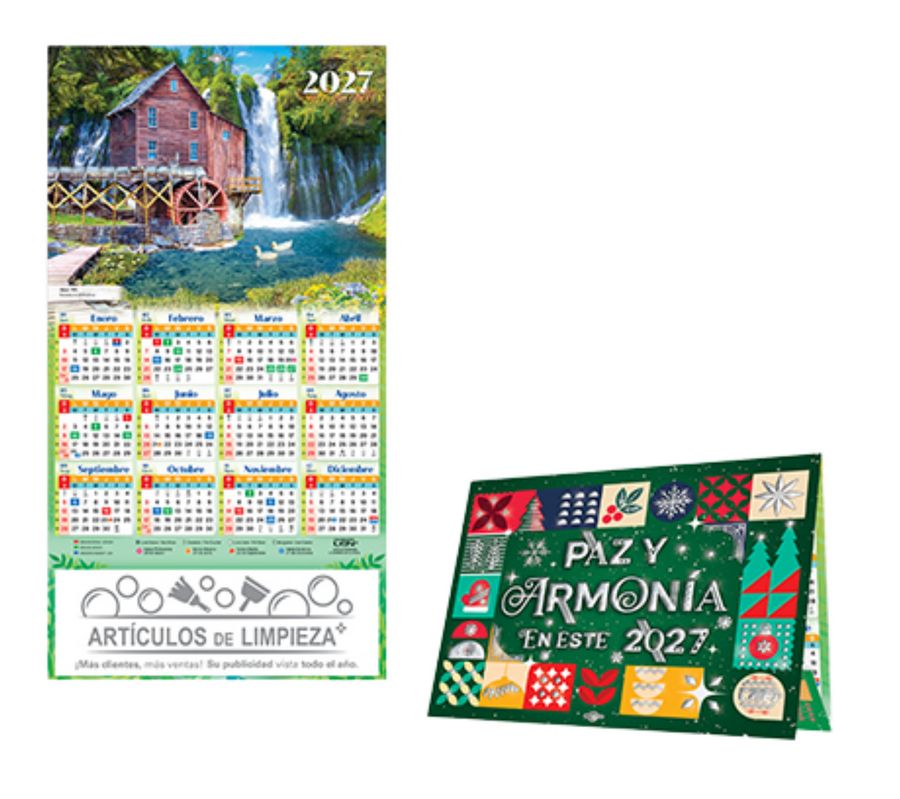 Tarjeta Calendario Serie T